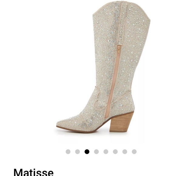 Silver metallic MatisseTaylor Western Boot - Picture 7 of 10